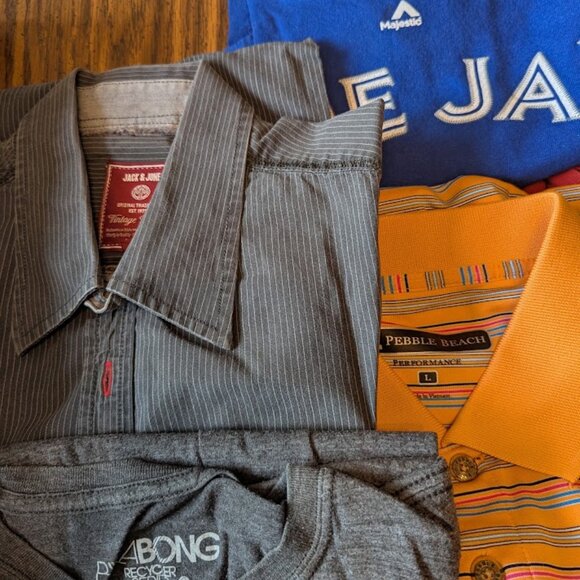 Men's Large clothing Lot 23 shirts - Picture 4 of 14